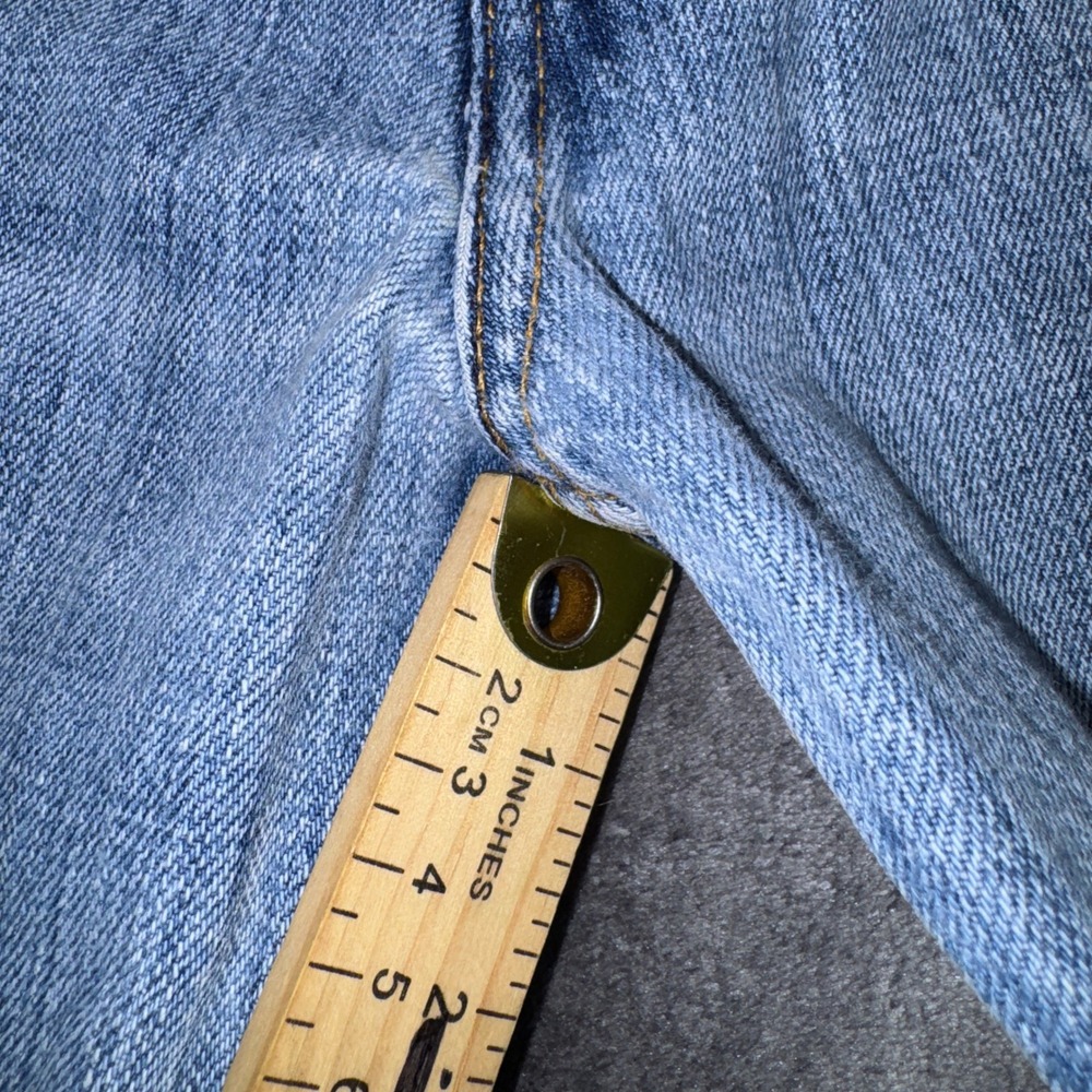 Vintage 2002 Levi's 529 Jeans Mens 34x32 Low Rise Straight Blue Denim Y2K 0502 - Picture 16 of 16